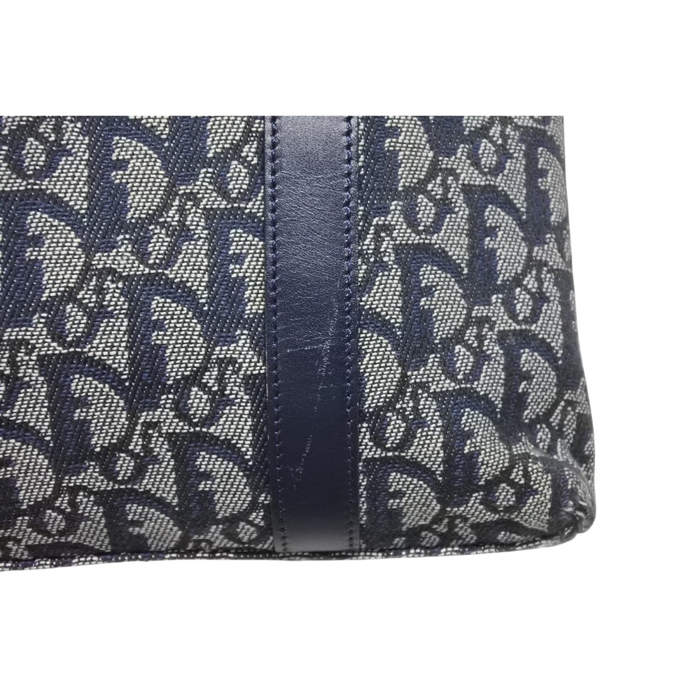 Christian Dior Trotter Handbag Navy Blue Galliano - Picture 6 of 10